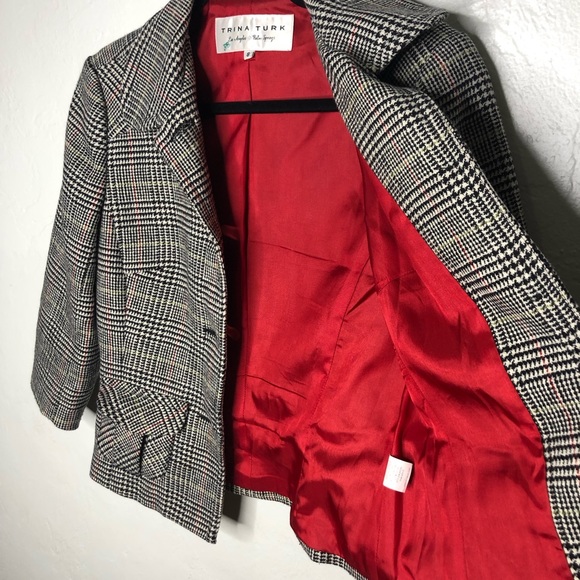 Trina Turk | Houndstooth Blazer - Picture 8 of 8